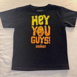 The Goonies Hey You Guys Graphic T-Shirt Youth M Black